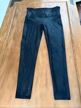 SPANX Black High-Rise Shaping Leggings Size XL